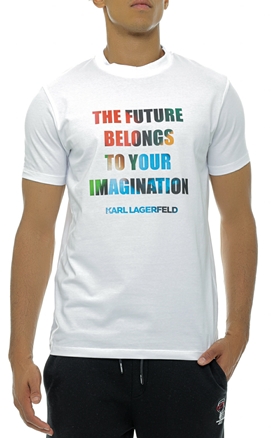KARL LAGERFELD MEN-Tricou cu imprimeu